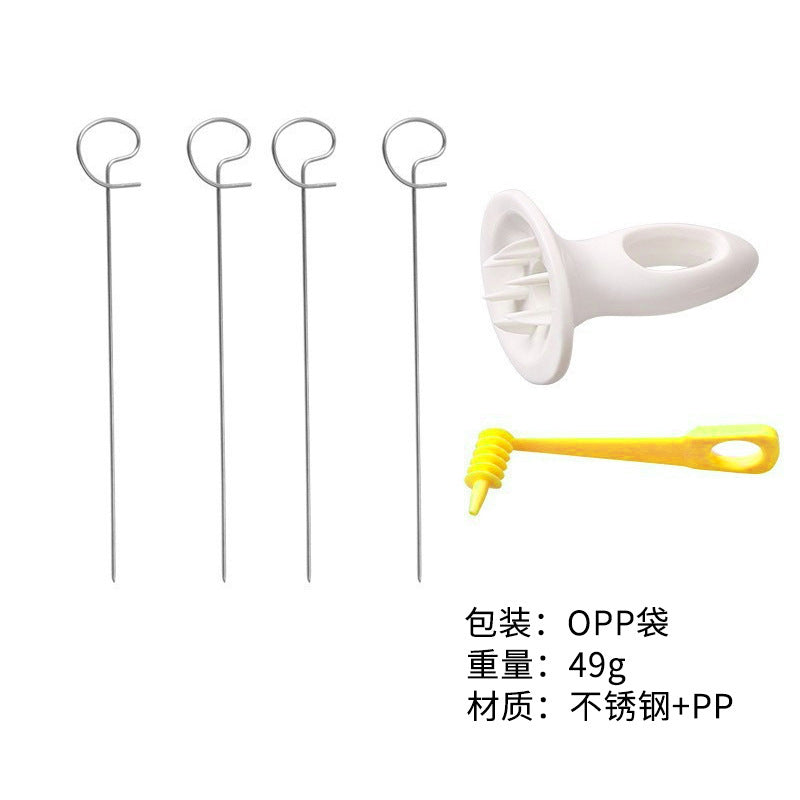 Cyclone potato potato tower skewer spiral slicer bbq potato tower hand slicer vegetable skewer hand potato cutter