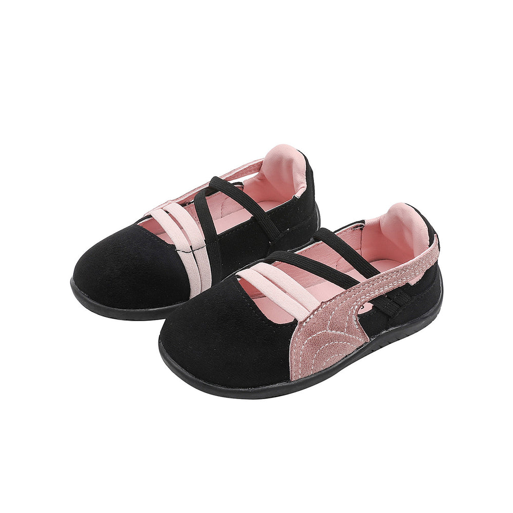 Girls' soft-soled flats: new korean style fashionable slip-on leather shoes for spring/autumn  - perfect for performances