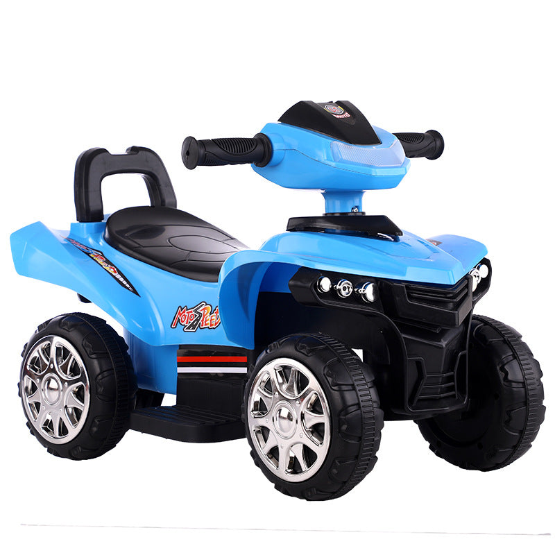 Manufacturer spot children's electric beach car four-wheeled outdoor off-road vehicle 1-3-5 year old baby charging remote control motorcycle
