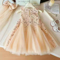 Girls' summer dress - new  styles: chic sleeveless sequin princess dress for little girls, perfect for birthdays