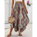 Shipped: hot-selling european and american cross-border style, new spring/summer bohemian ethnic print a-line casual dress