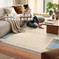 Removable and washable carpet living room bauhaus blue coffee table sound insulation dopamine medieval detachable double layer carpet bedroom