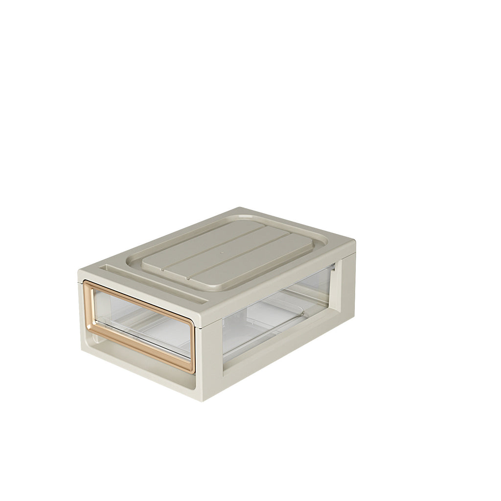Storage Box Drawer Storage Box Household Wardrobe Clothing Pants Underwear Organizing Box Transparent Plastic Storage Cabinet