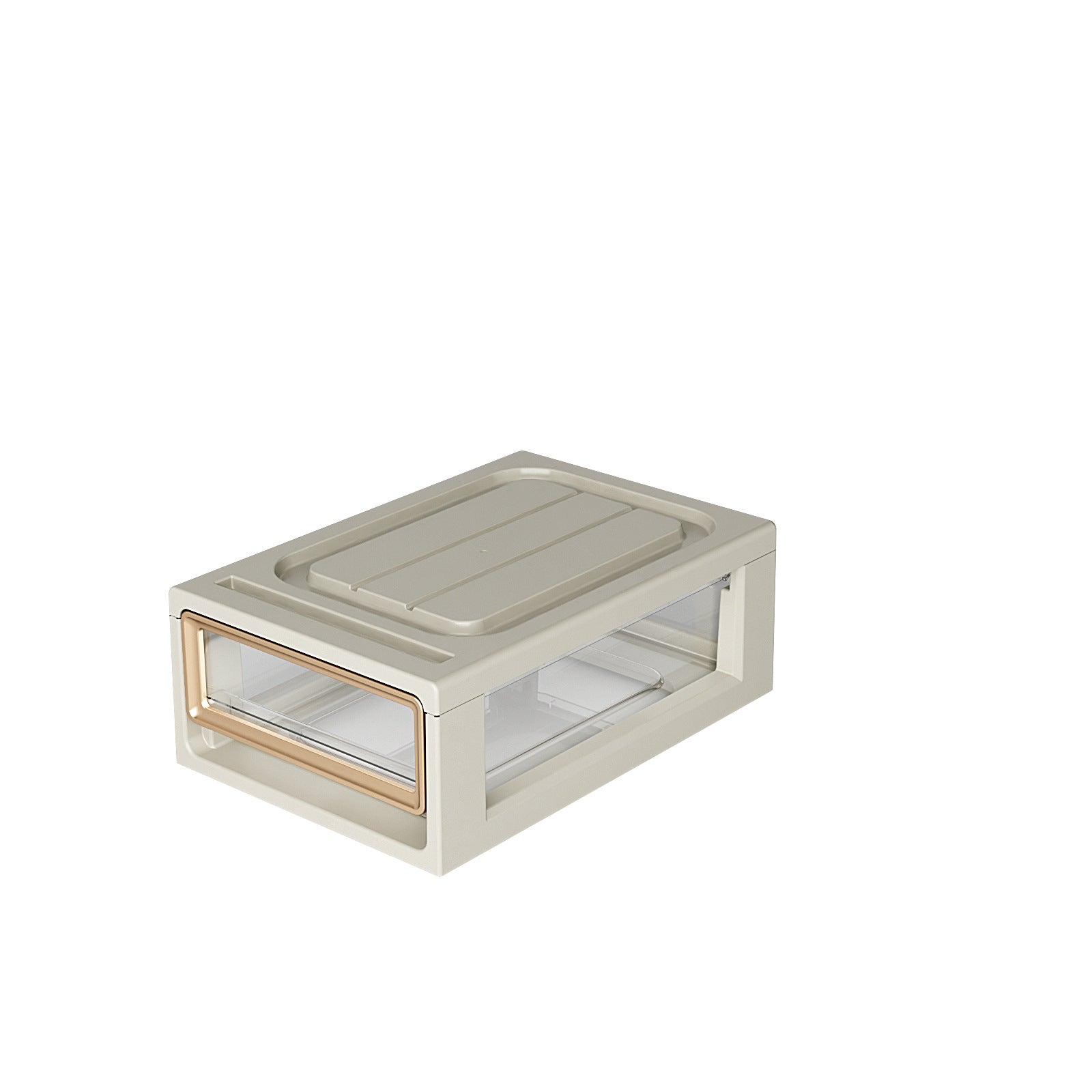 Storage Box Drawer Storage Box Household Wardrobe Clothing Pants Underwear Organizing Box Transparent Plastic Storage Cabinet