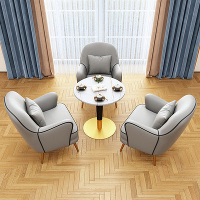 Single sofa for home living room small apartment casual chair sales department business negotiation hotel reception sofa chair