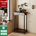 Chinoiserie flower shelf living room floor-standing storage rack balcony flower stand novel stone rack indoor multi-layer flower pot rack vertical