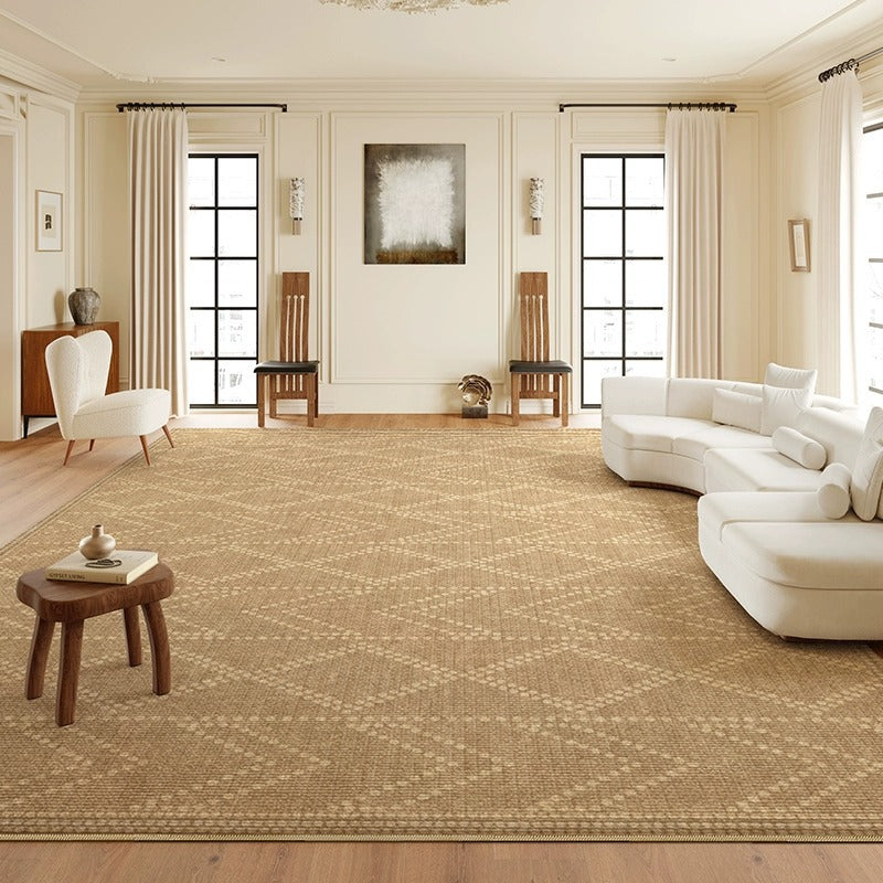 Carpet living room light luxury classy no-wash and wipeable  new arrival cream style winter sofa simple thickened floor mat