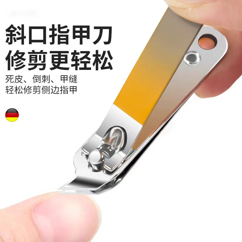 New anti-splash nail clipper set - portable handheld nail trimmer, manicure & pedicure clippers - in stock