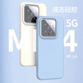 Official xiaomi 17 liquid silicone solid color phone case, new redmi k70 shockproof soft shell protective cover 16u