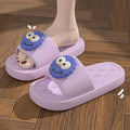 2025 new women's summer slippers - cloud-like comfort, soft sole, non-slip, thick-soled, one-strap sandals for home and bathroom use - wholesale