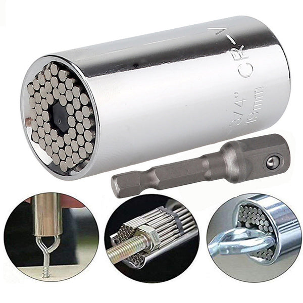 Universal Sleeve Multifunctional Wrench Chrome Vanadium Steel Metric Chrome Plated 7-19mm Electric Dafei Tools