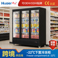 Hual bottom-mounted refrigeration display cabinet refrigerator commercial freezer cross-border supermarket fresh food refrigeration freezer