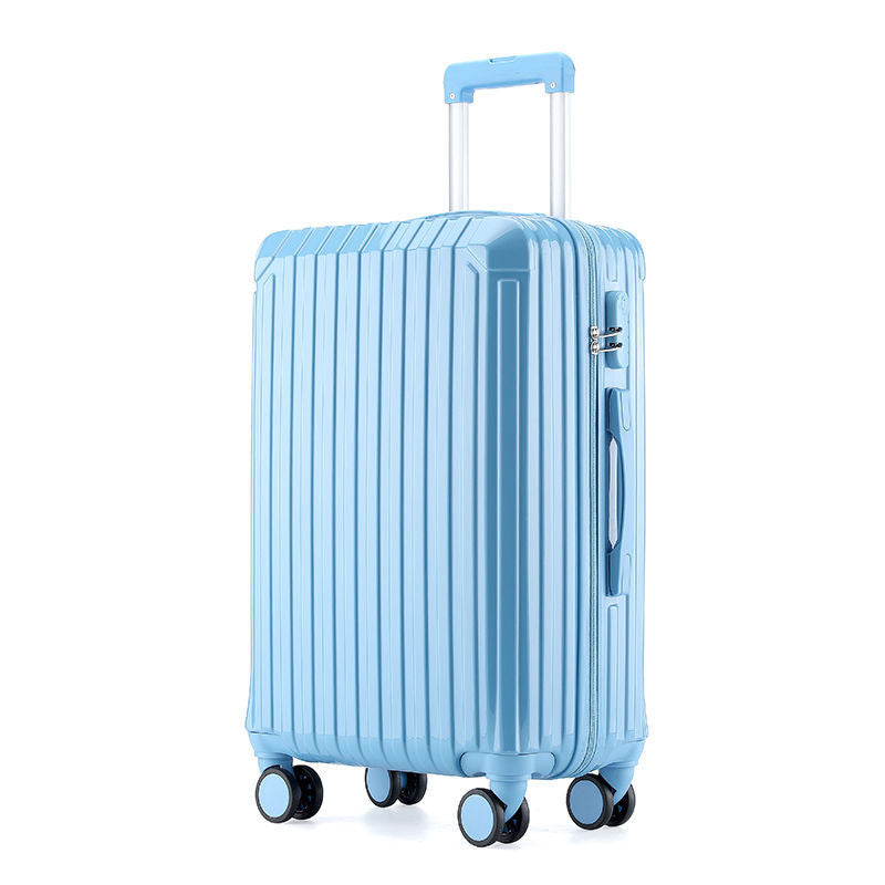 Simple luggage student pull rod box password box universal wheel leather box ins large capacity suitcase