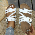 summer new arrival: plus-size women's casual comfortable woven fashion outdoor beach sandals - wholesale
