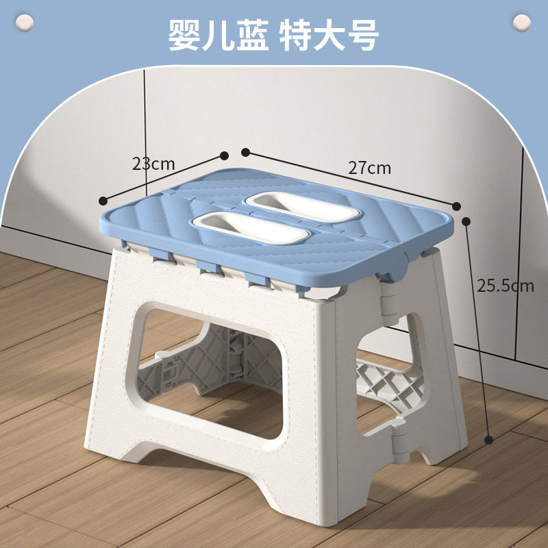 Foldable stool, thickened adult chair, portable home & outdoor camping chair, handheld durable student chair