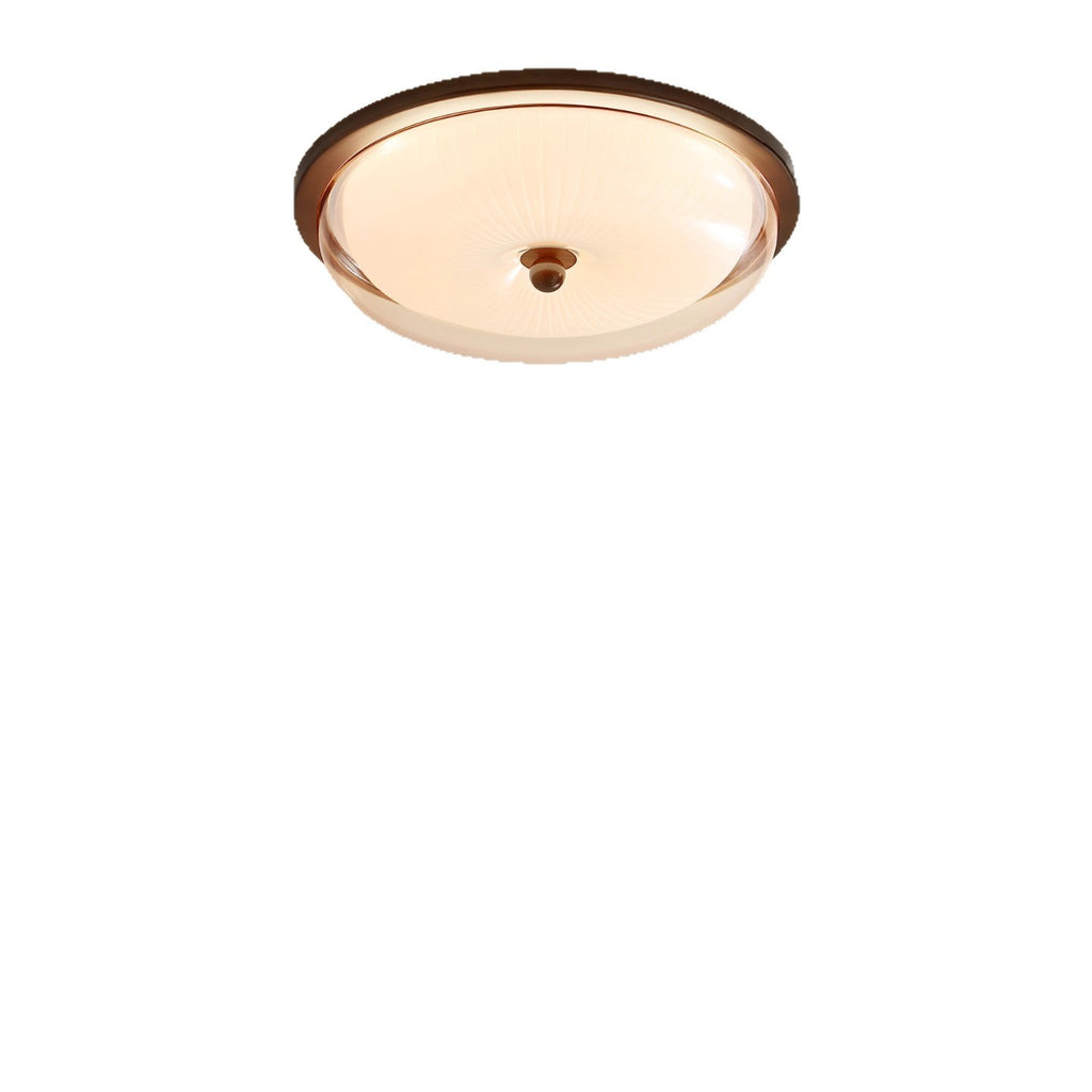 French antique bedroom ceiling light 2025 new walnut simple creative master bedroom room lighting 1