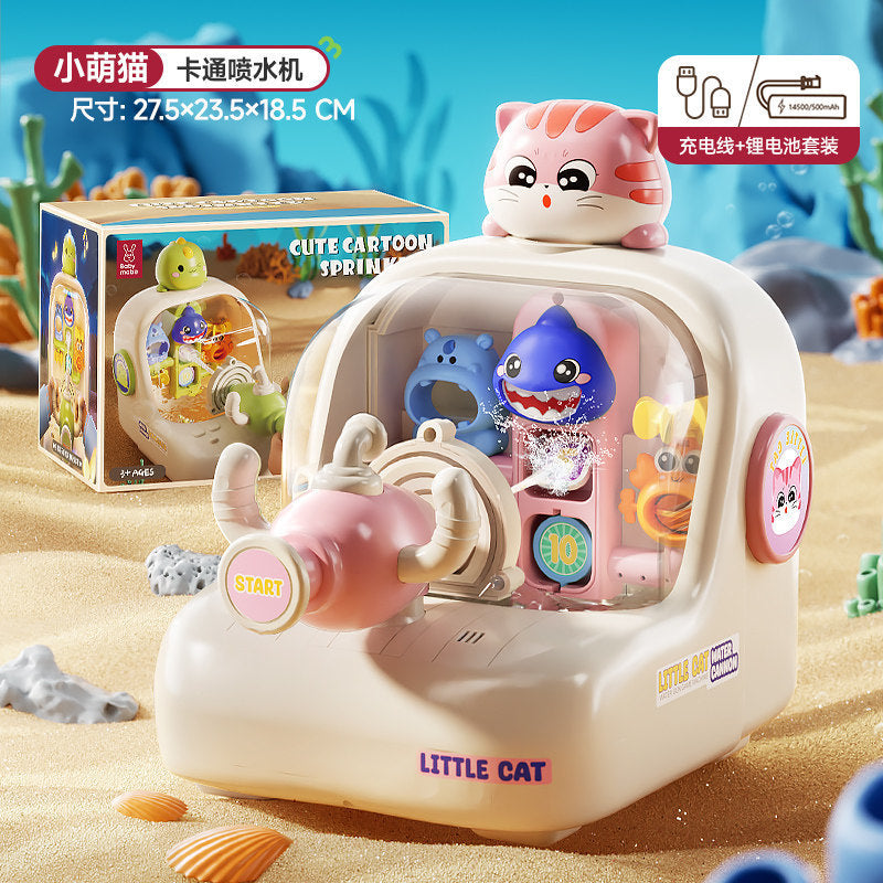 children's board game water shooting game machine electric sound and light water cannon launcher puzzle 3 indoor 6 baby concentration