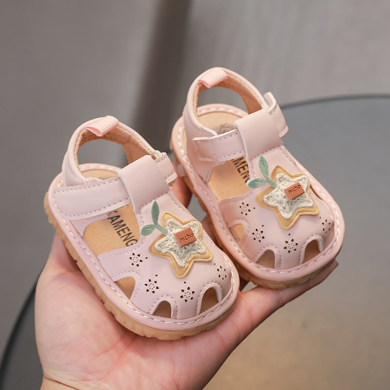 summer new arrivals: baby & toddler first walker shoes - cute cartoon design, lightweight & soft sole, squeaky shoes, adorable clogs