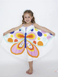 New arrival: girls' summer chiffon sleeveless sundress - trendy rainbow print princess dress for export
