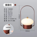 Portable touch-control rechargeable table lamp - outdoor camping dimmable ambient night light - bedroom bedside decor - bar & restaurant lighting