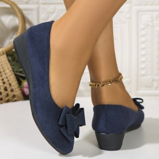 spring/autumn new arrival: plus-size wedge heel single shoes for women, sizes 35-43. wholesale available for , , and other cross-border e-commerce platforms