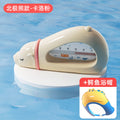 Polar bear water thermometer - carlow pink + crocodile bath cap