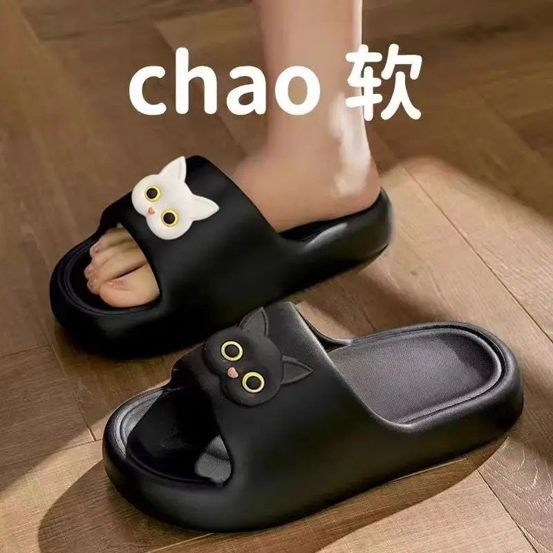 2026 new women's summer slippers - cloud-like comfort, soft sole, casual home wear, thick-soled one-strap slides for bathroom use