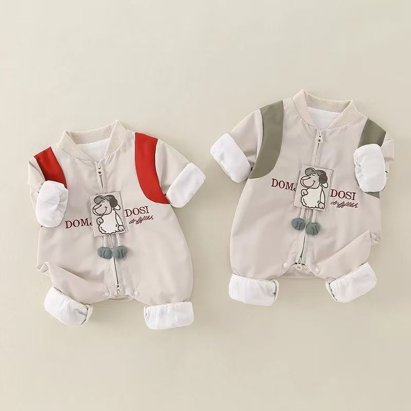 Autumn baby onesie, spring and autumn baby clothes, romper, windbreaker, spring and autumn jacket, outdoor outfit, stylish baby clothes