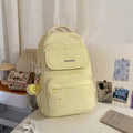 Schoolbag girl casualeasiest for match backpack college student middle school cute embroider star backpack travel backpack