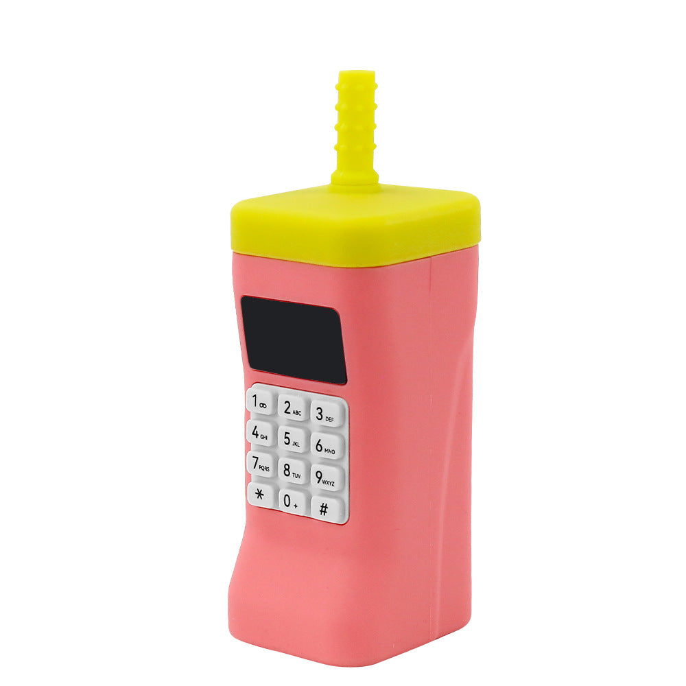 Cross-border anti-drop children's big brother straw cup silicone baby learning drinking cup 260ml anti-scalding and leak-proof straw water cup