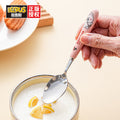 Color boxed portable spoon, cute fork for elementary school students, 304 stainless steel cutlery three-piece set, diy combinable, ready stock
