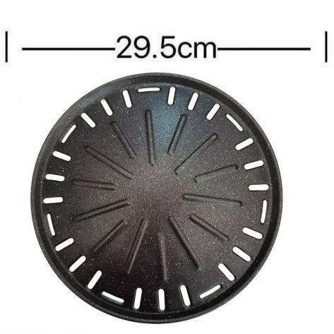 Outdoor thickened picnic charcoal barbecue frying pan barbecue plate iron plate neutral plate stripesfor home non-stick grill pan