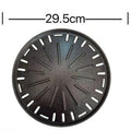 Outdoor thickened picnic charcoal barbecue frying pan barbecue plate iron plate neutral plate stripesfor home non-stick grill pan