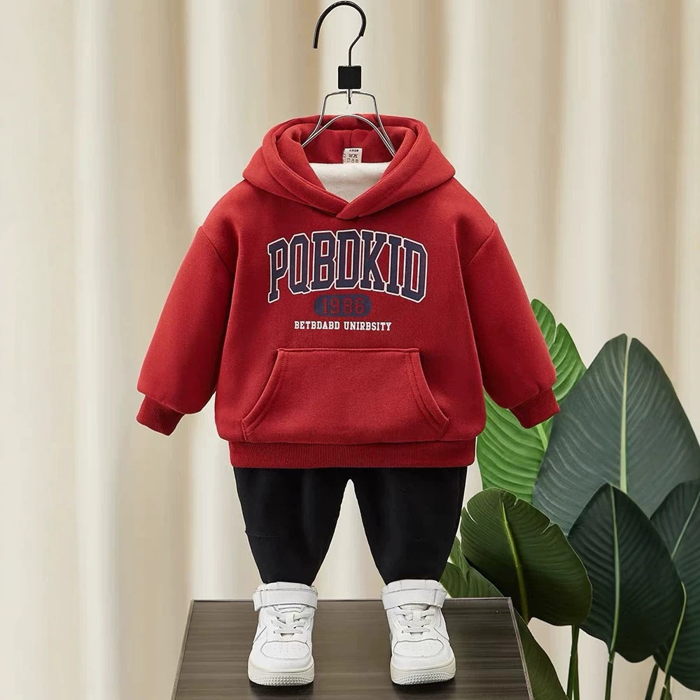 Boys and girls sweatshirtsuitfall and winternew arrivalkidsk-stylecasual hoodiefashion styleeasiest for matchtops