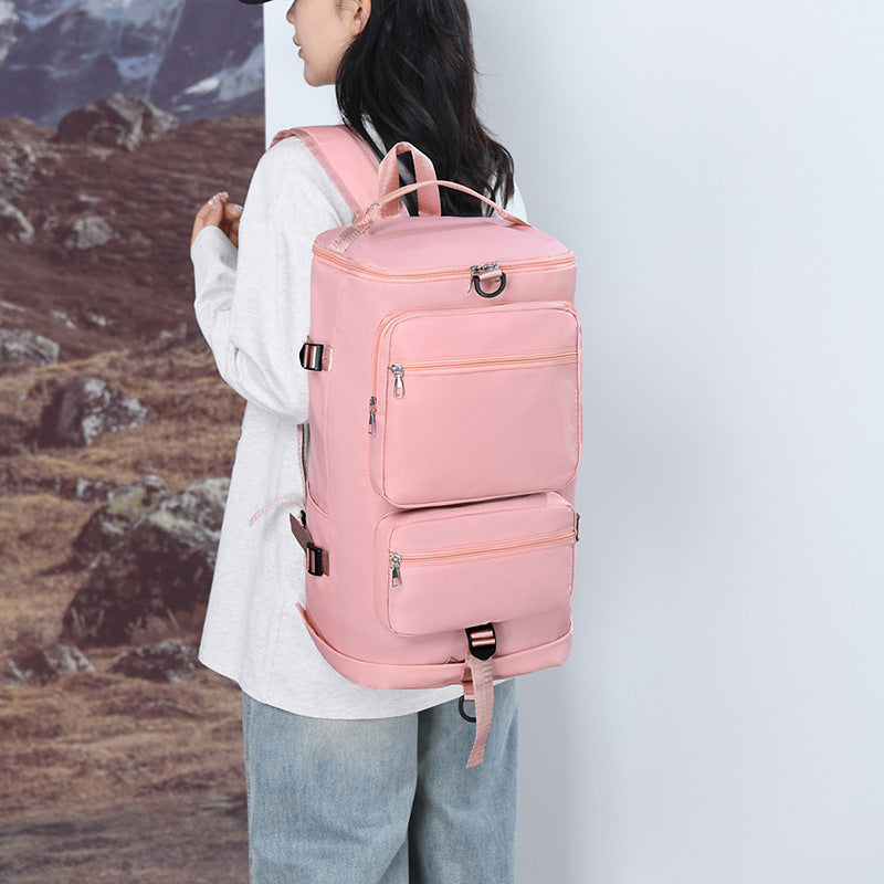 New fashion casual travel bag large capacity multi-function wet and dry separation waterproof travel bag fitness bag messenger bag