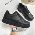 2026 spring men's new breathable air force 1 white sneakers - classic, versatile, casual student athletic shoes, trendy skate shoes