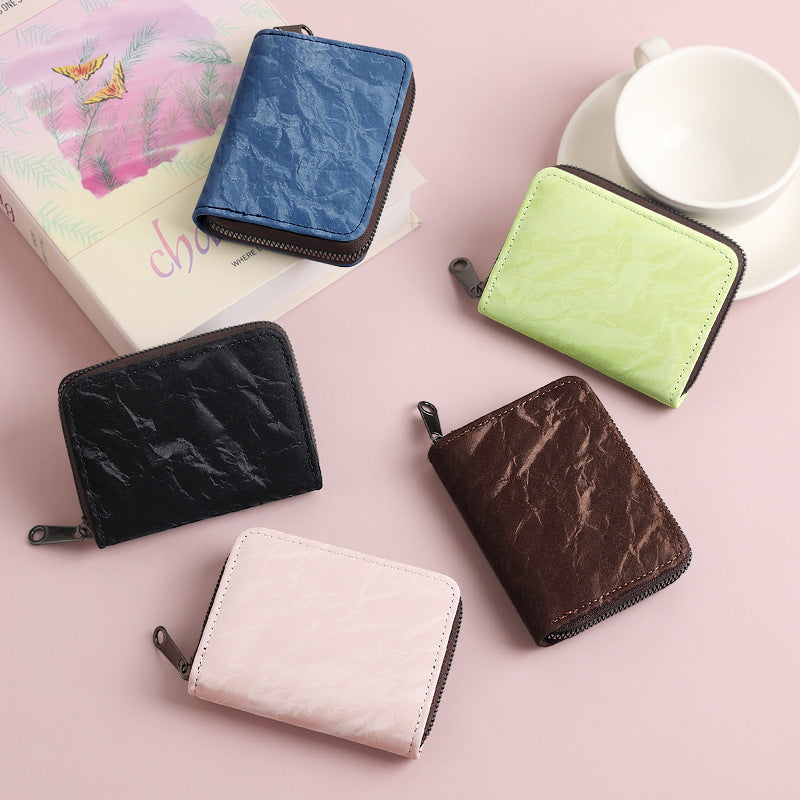 New organ card bag, female and male card bag, exquisite anti-degaussing multi-function, compact card holder, ID bag, wallet card holder.