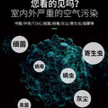 New air purifier for home use: bathroom sterilization, pet odor elimination, uv ozone disinfection, convenient rechargeable design