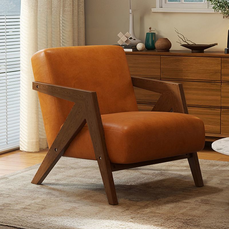 Richard nordic solid wood single sofa chair living room french cafe hotel retrob&b balcony lazy chair