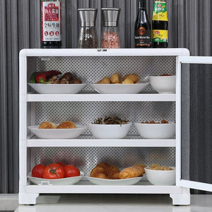 Japanese style kitchen cabinet storage cabinet desktop storage counter surface small storage cabinet cupboard leftover cabinet cupboard breathable
