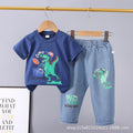Navy blue--rugby dinosaur