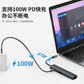 usb 3.0 gigabit ethernet adapter dock, type-c laptop converter, 7-in-1 expansion hub