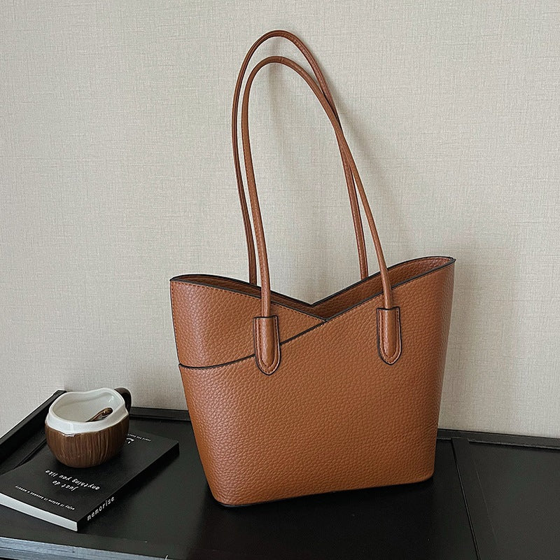 2026 new large capacity women's bag - trendy and versatile tote bag, high-end style for work and commuting, shoulder bag, underarm bag