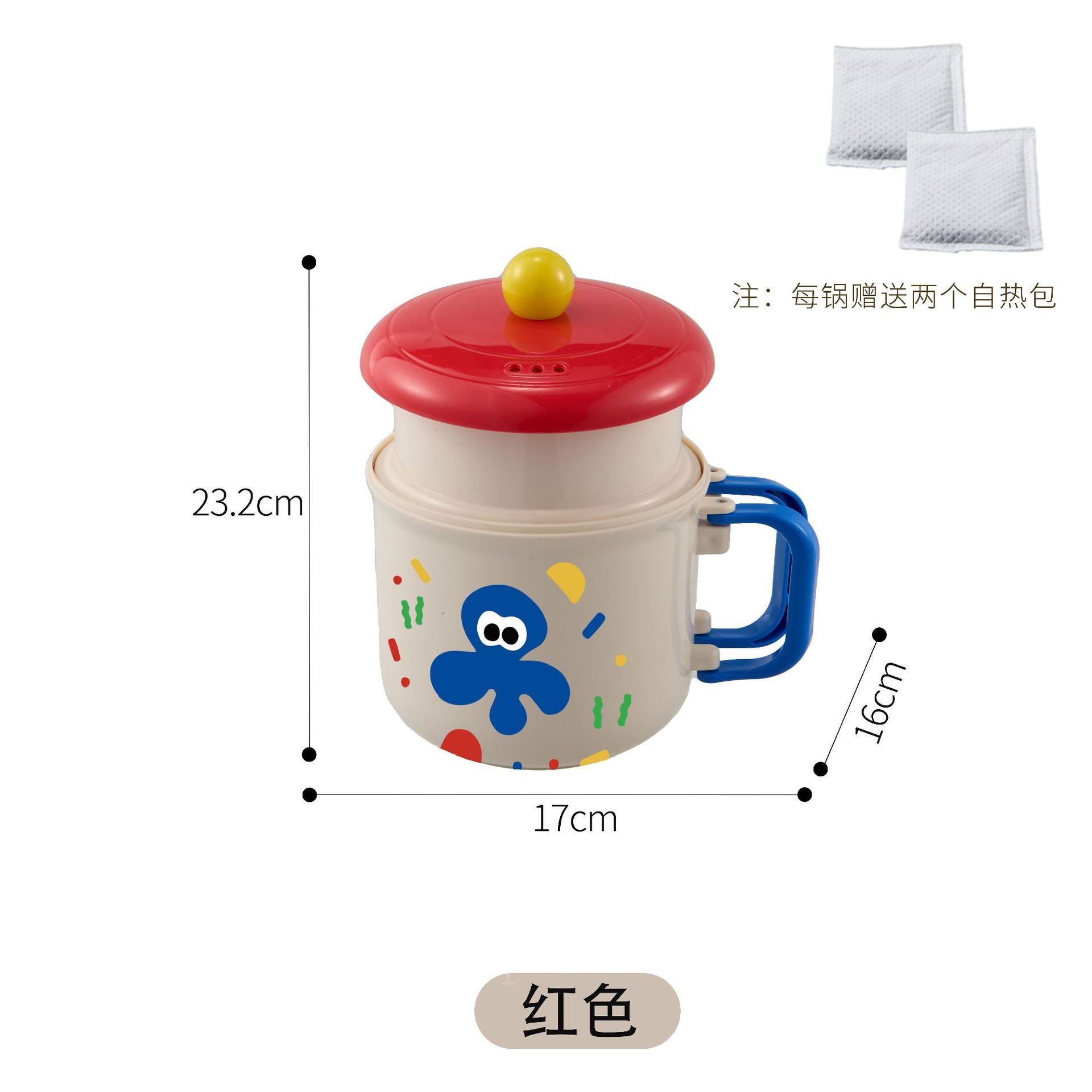 304 stainless steel inner tank self-heating meal artifact water filling heating foldable thermal insulation outdoor portable bento box