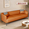 Fully assembled technical fabric sofa small apartment scandinavian double two or three people living room rental apartment popular style simple