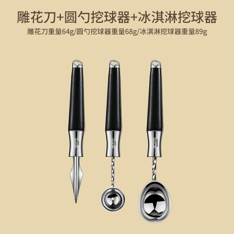 316 ice cream spoon digging ball spoon digging fruit ball spoon digging watermelon ball spoon mold artifact ice cream ice cream spoon