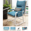 Blue and light gray + thick white square tube, free waist pillow