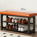 Shoe changing stool for home can sit on shoe cabinet stool all-in-one entrance door iron artaccessible luxuryclassy sense of wearing shoe stool entrance shoe rack