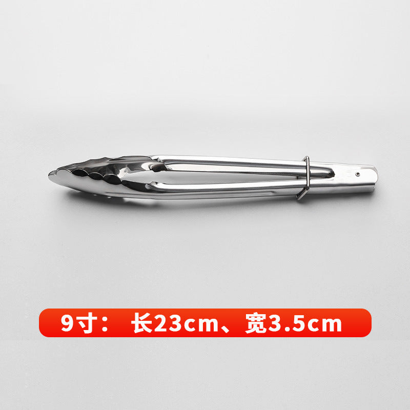 Food tongs outdoor food tongs stainless steel bbq tongs baking bread tongs camping bbq steak tongs serving tongs