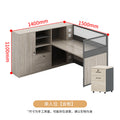 Saint li office desk and chair combination staff slot casual financial screen computer desk partition card slot